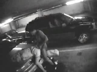Horny fuck in the parking lot!
